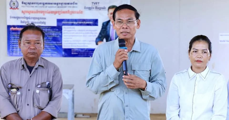 ខេត្តបន្ទាយមានជ័យ បើកយុទ្ធនាការបណ្តុះបណ្តាលជំនាញវិជ្ជាជីវៈ និងវាយតម្លៃសមត្ថភាព (RPL) ដោយឥតគិតថ្លៃ ជូនអតីតពលករ និងជនភៀសសឹក ក្នុងស្រុកស្វាយចេក