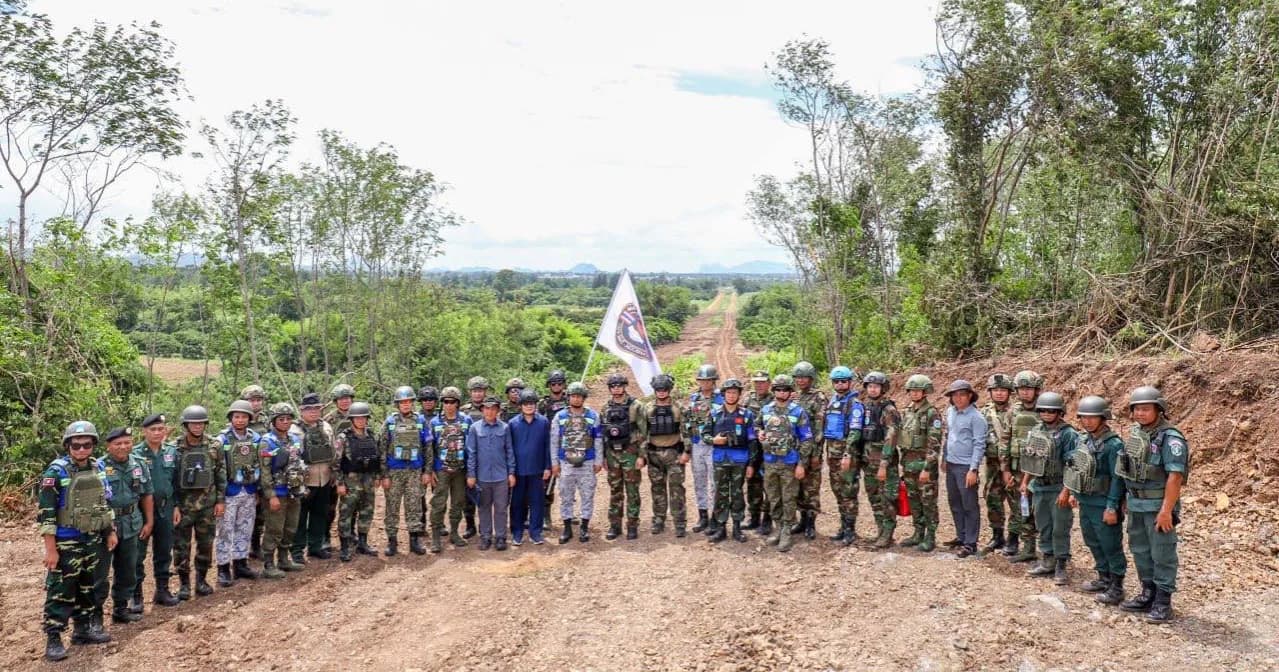 AOT ចុះសង្កេតការណ៍ ផ្ទៀងផ្ទាត់ និងប្រមូលព័ត៌មានអំពីស្ថានភាពជាក់ស្តែងនៅតាមបង្គោលព្រំដែនលេខ52 ដល់លេខ59 ស្ថិតនៅស្រុកកំរៀង