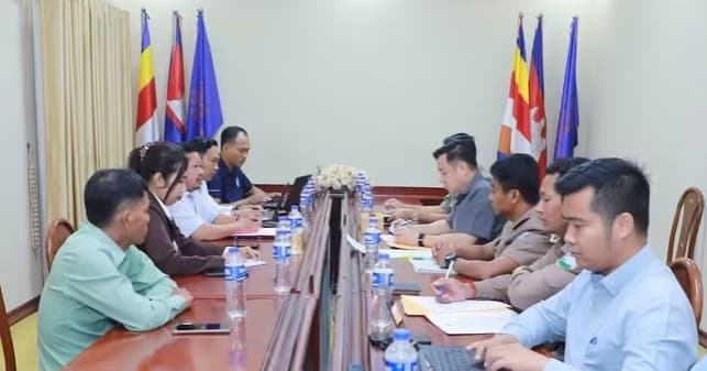 ថ្នាក់ដឹកនាំខេត្តកណ្តាល ជួបពិភាក្សាការងារជាមួយក្រុមការងារអធិការកិច្ចក្រសួងមហាផ្ទៃ ពីការងារពន្ធនាគារខេត្ត