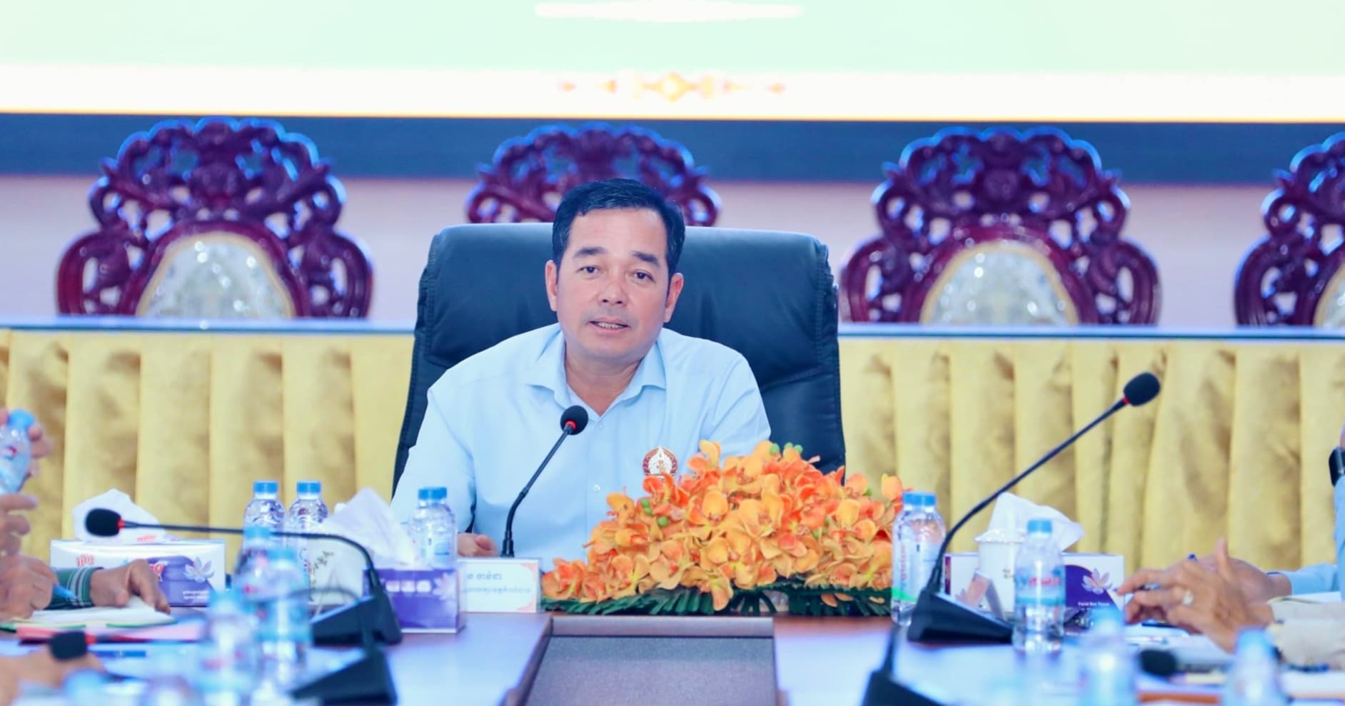 ឯកឧត្តម អ៊ុន ចាន់ដា អញ្ជើញដឹកនាំកិច្ចប្រជុំគណៈចលនាមហាជន នៃគណៈកម្មាធិការបក្សខេត្តកំពង់ចាម
